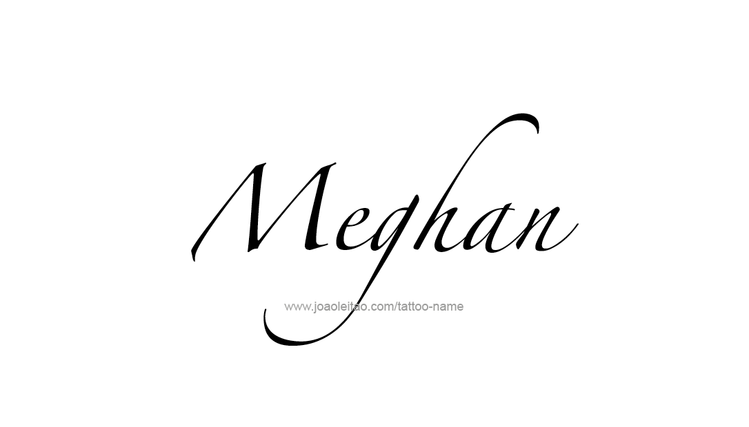 Tattoo Design Name Meghan