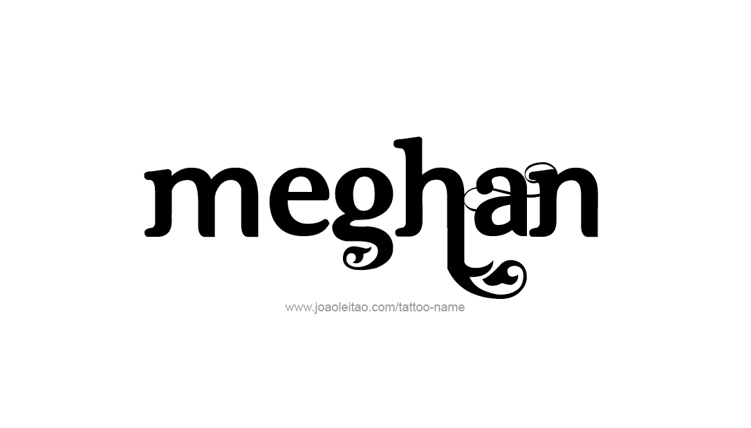 Tattoo Design Name Meghan