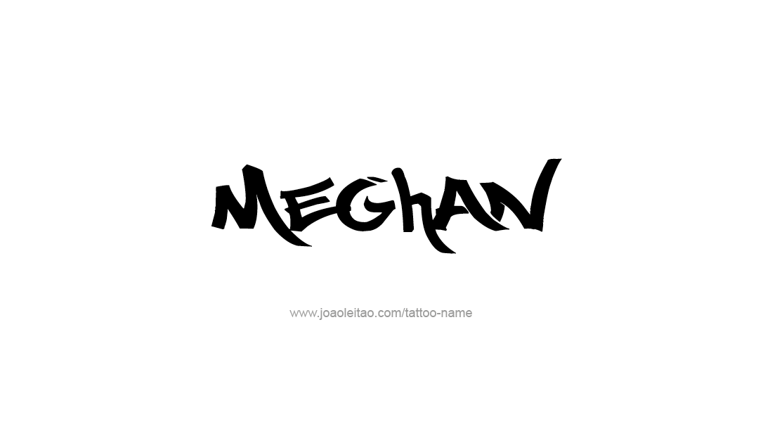 Tattoo Design Name Meghan