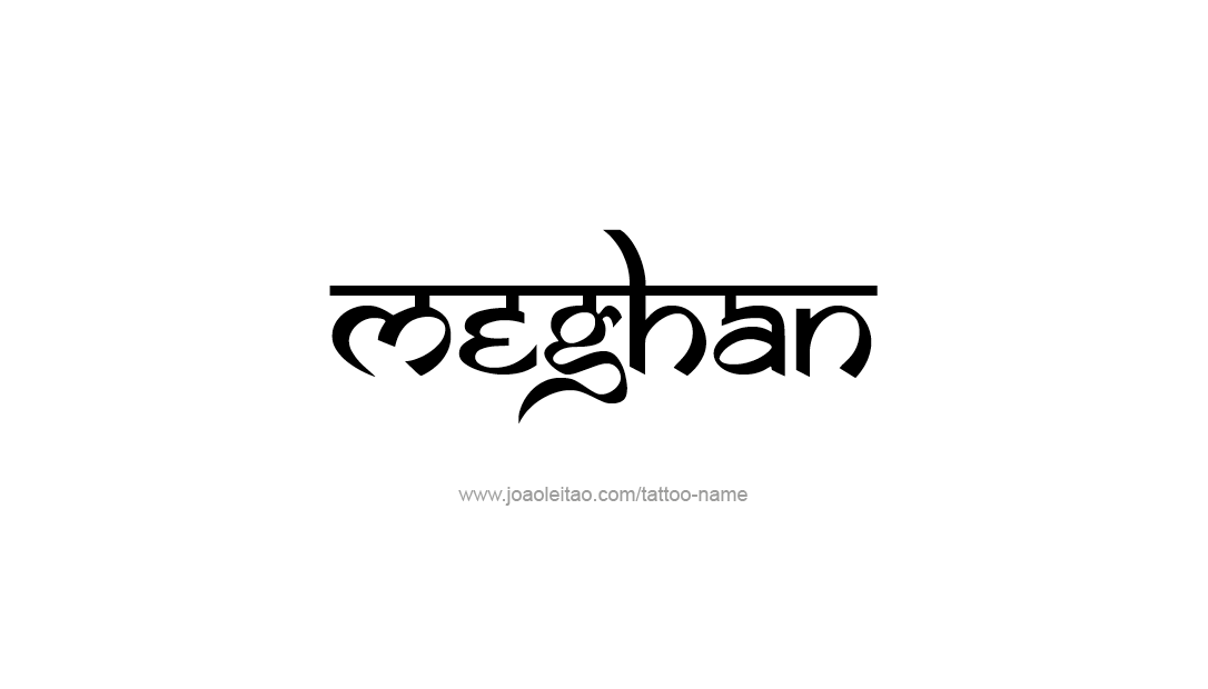 Tattoo Design Name Meghan