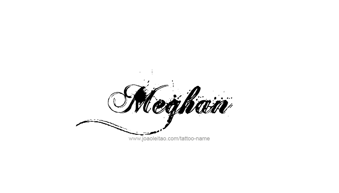 Tattoo Design Name Meghan