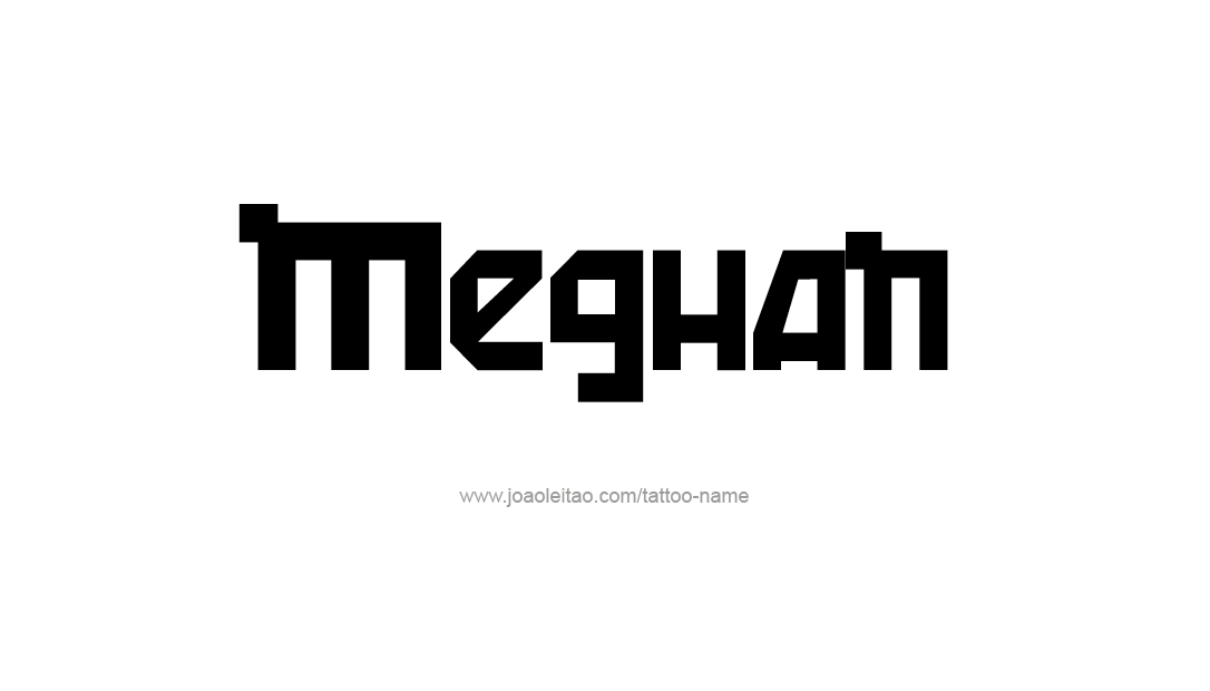 Tattoo Design Name Meghan