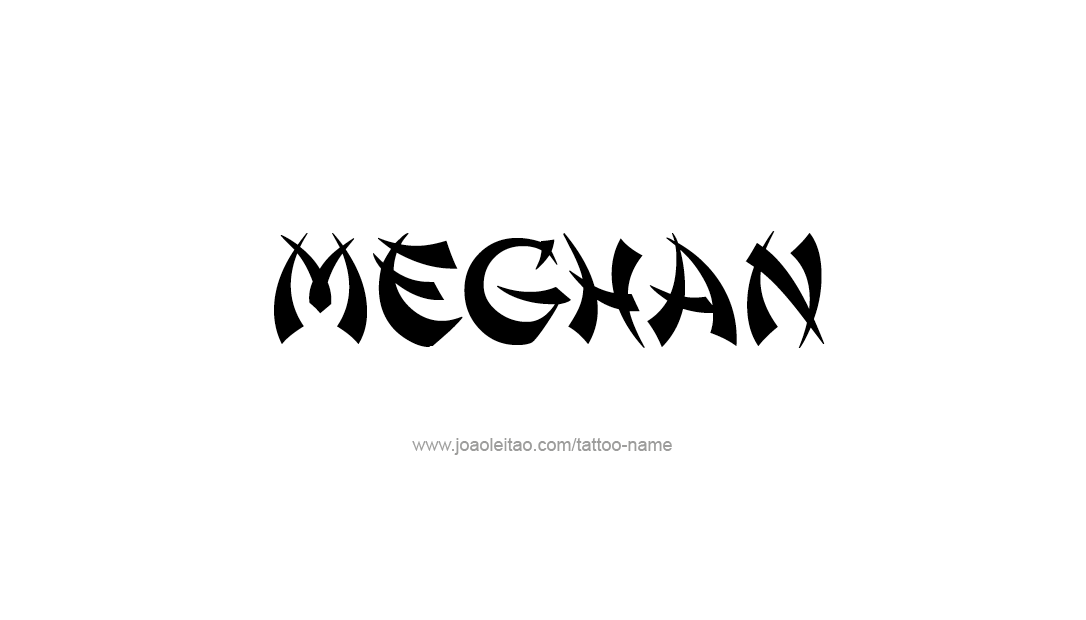 Tattoo Design Name Meghan