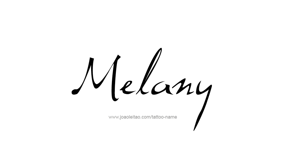 Tattoo Design Name Melany