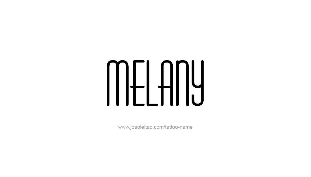 Tattoo Design Name Melany