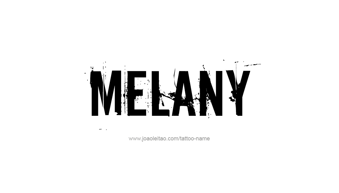 Tattoo Design Name Melany