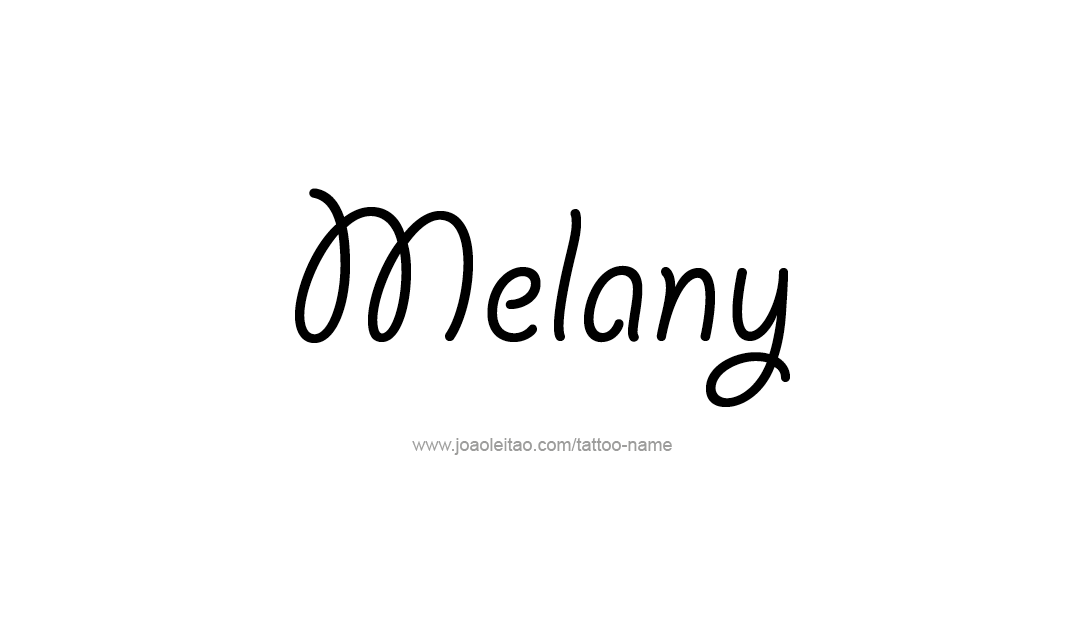 Tattoo Design Name Melany