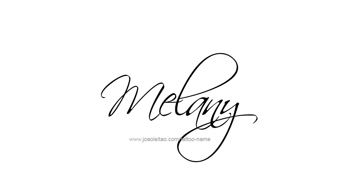 Tattoo Design Name Melany