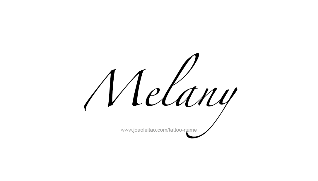 Tattoo Design Name Melany