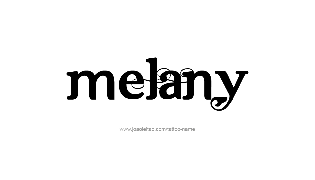 Tattoo Design Name Melany