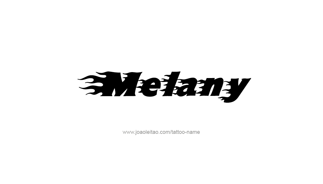 Tattoo Design Name Melany