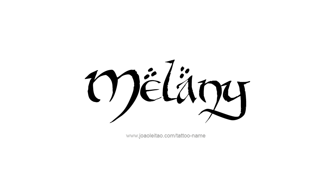 Tattoo Design Name Melany