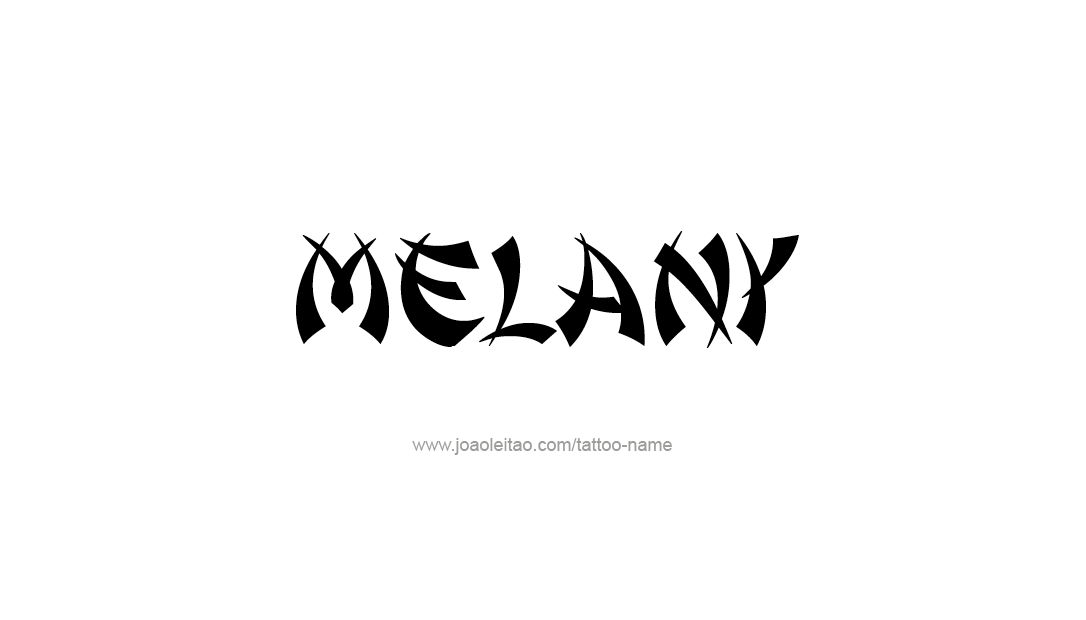 Tattoo Design Name Melany