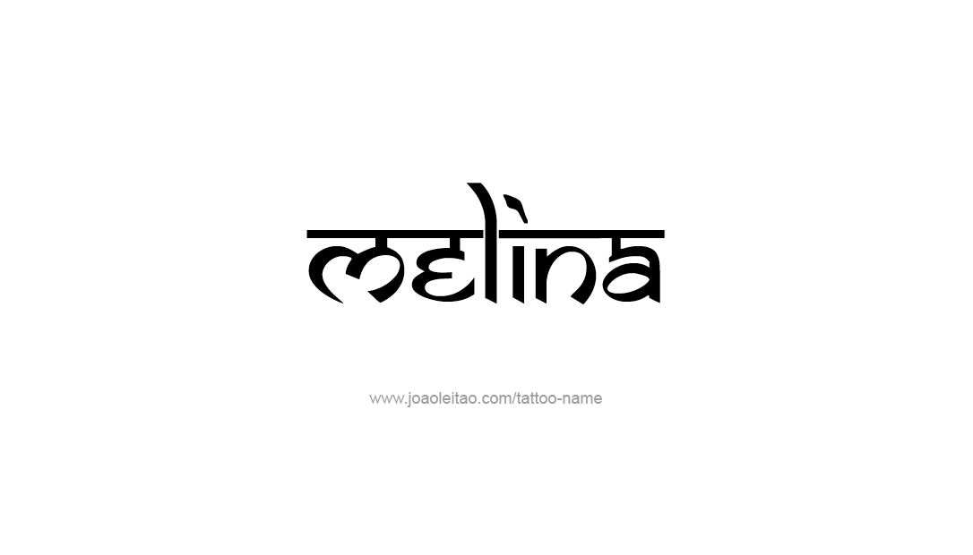 Tattoo Design Name Melina