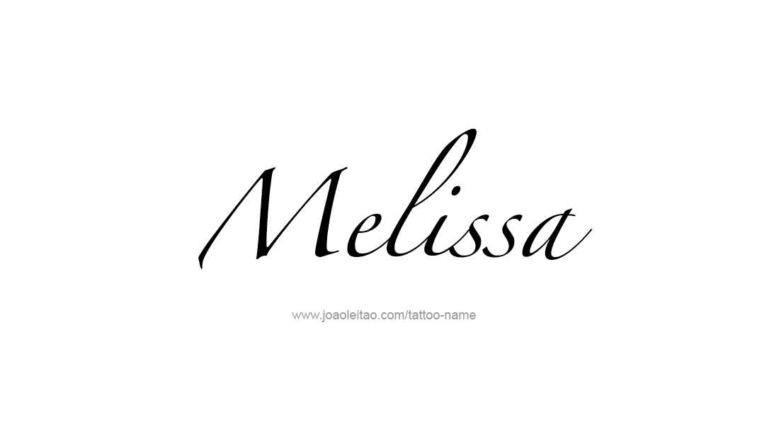 Tattoo Design Name Melissa