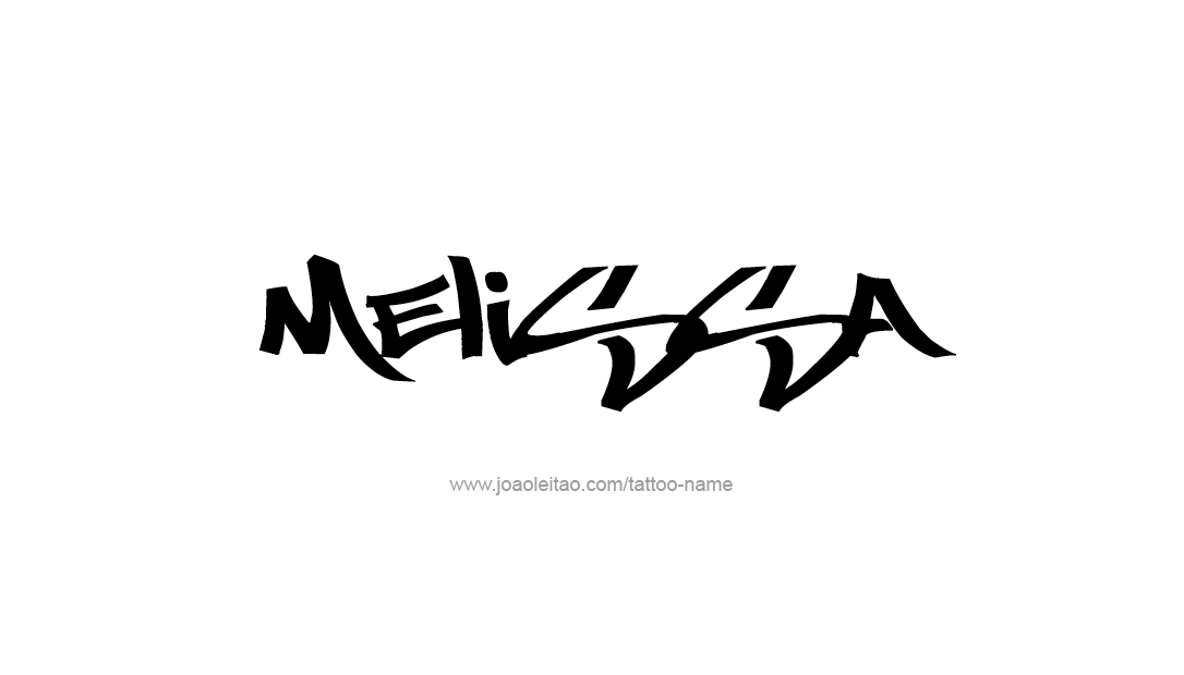 Tattoo Design Name Melissa