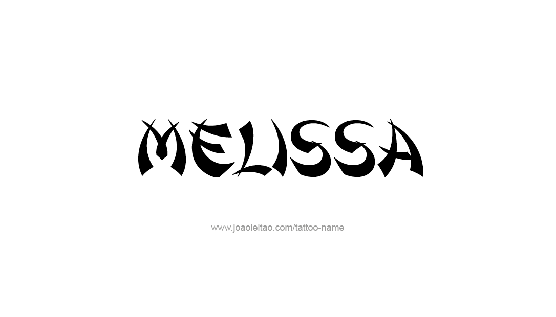 Tattoo Design Name Melissa