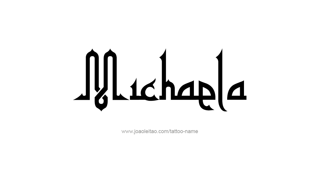 Tattoo Design Name Michaela