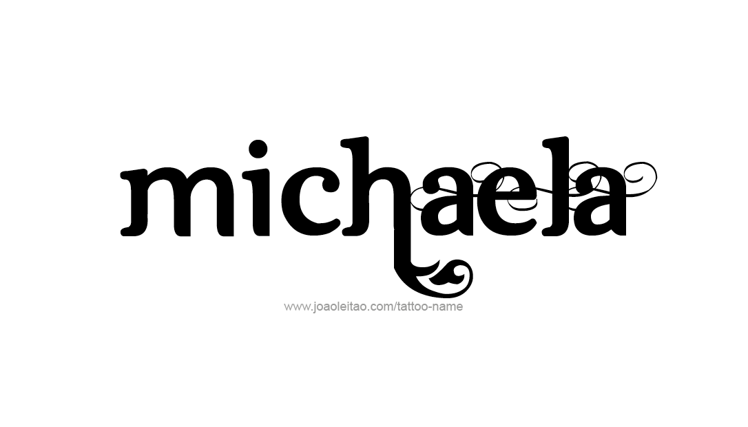 Tattoo Design Name Michaela