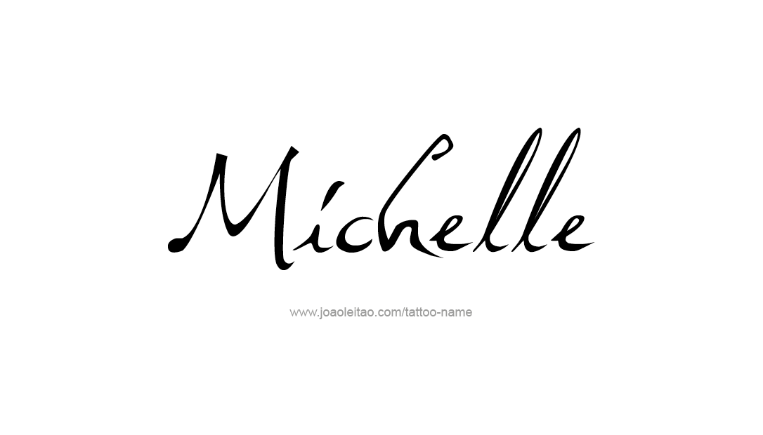 Tattoo Design Name Michelle