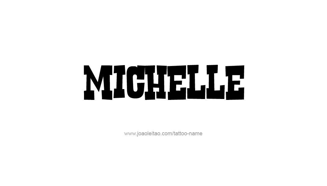 Tattoo Design Name Michelle