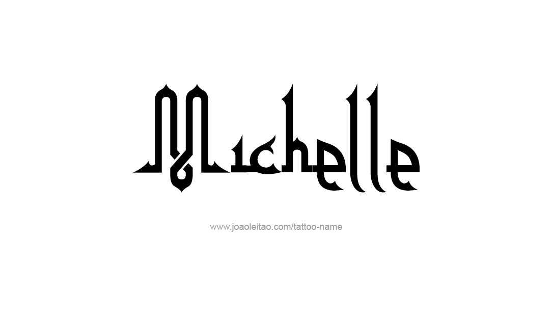 Tattoo Design Name Michelle