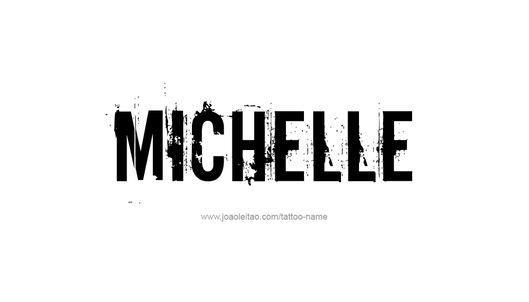 Tattoo Design Name Michelle