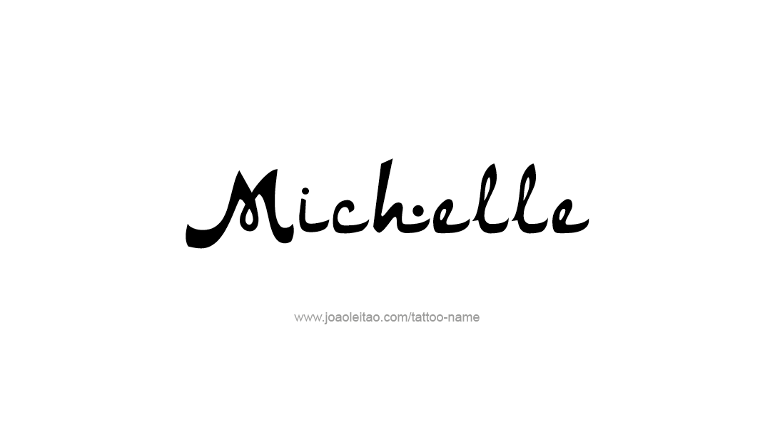 Tattoo Design Name Michelle