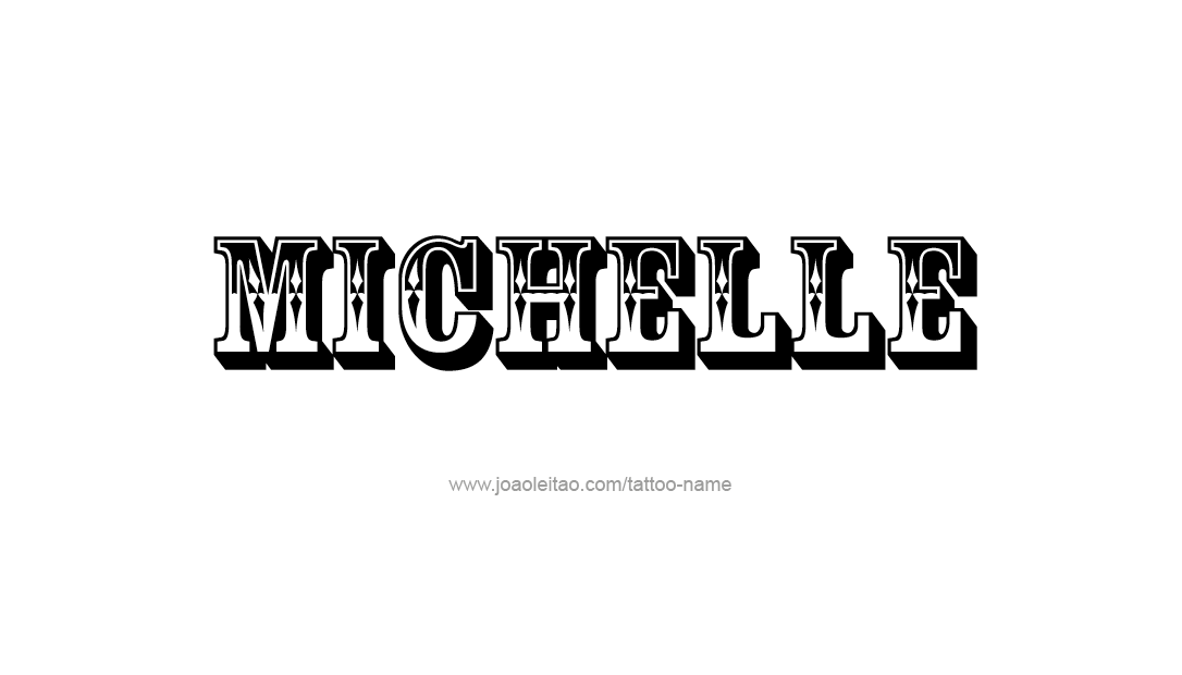 Tattoo Design Name Michelle