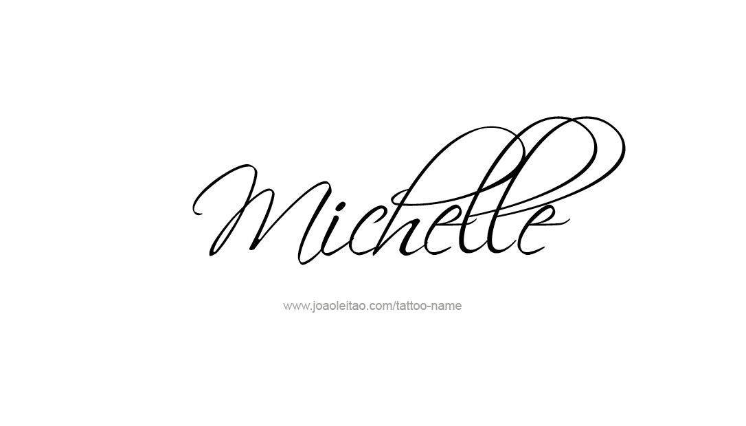 Tattoo Design Name Michelle