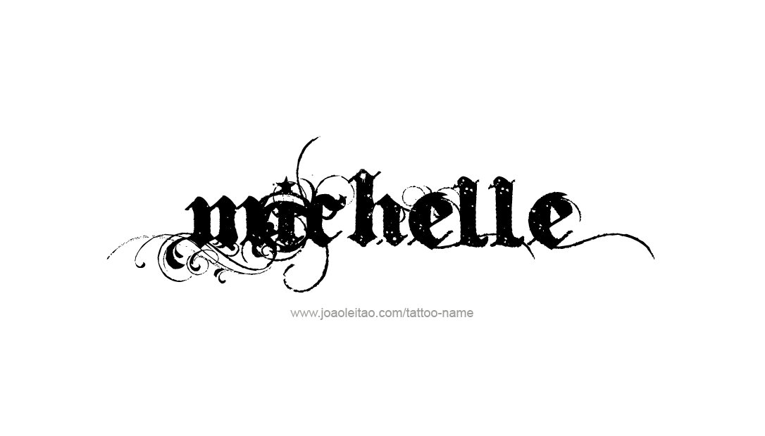 Tattoo Design Name Michelle