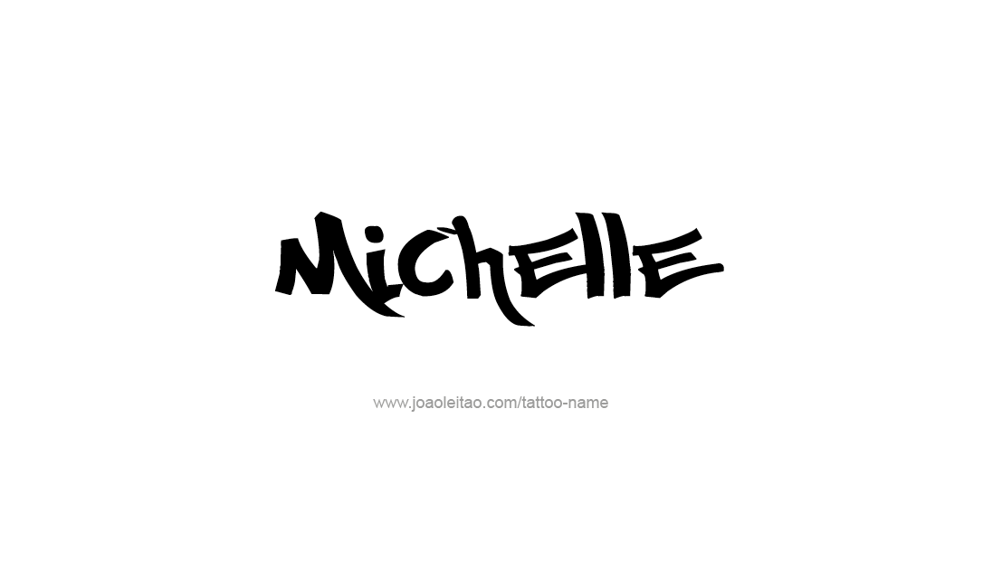 Tattoo Design Name Michelle