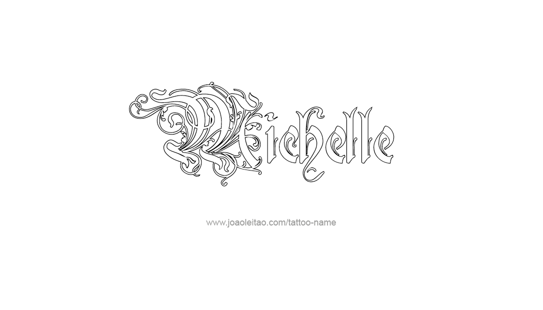 Tattoo Design Name Michelle