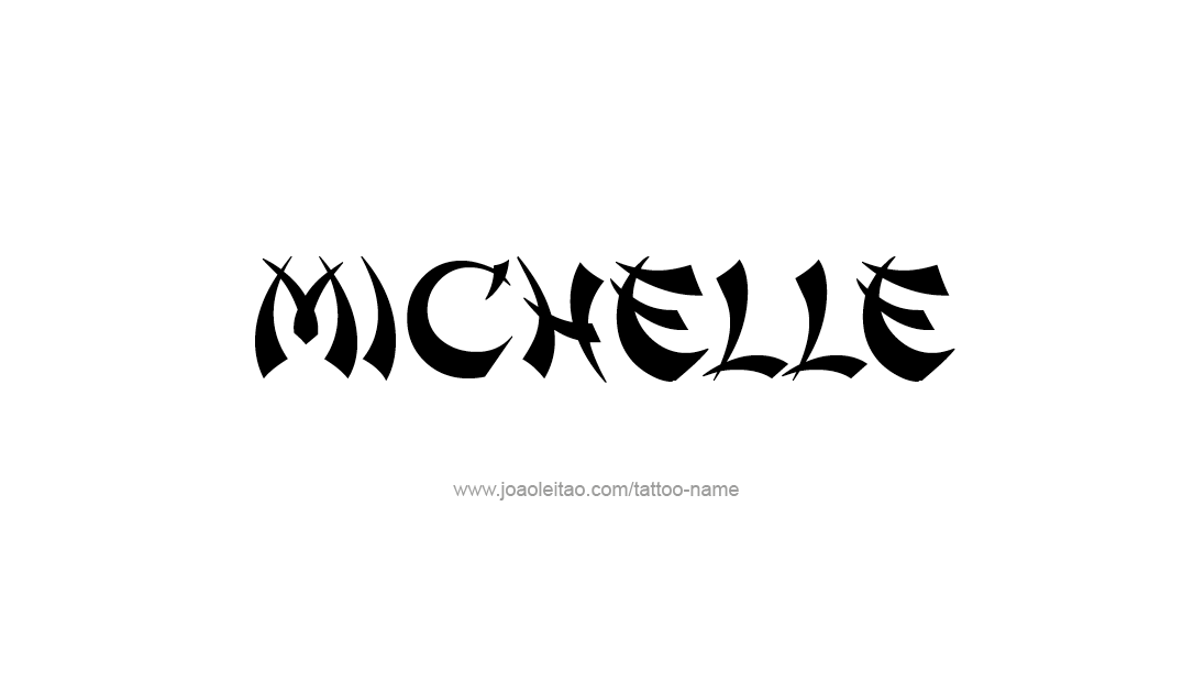 Tattoo Design Name Michelle