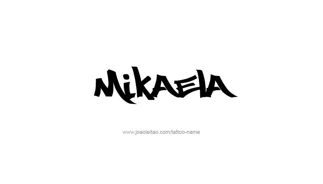 Tattoo Design Name Mikaela