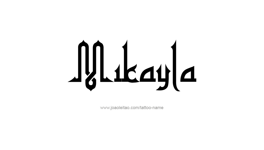 Tattoo Design Name Mikayla