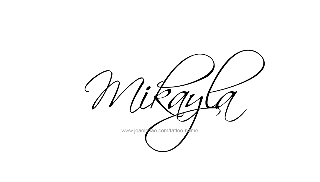 Tattoo Design Name Mikayla