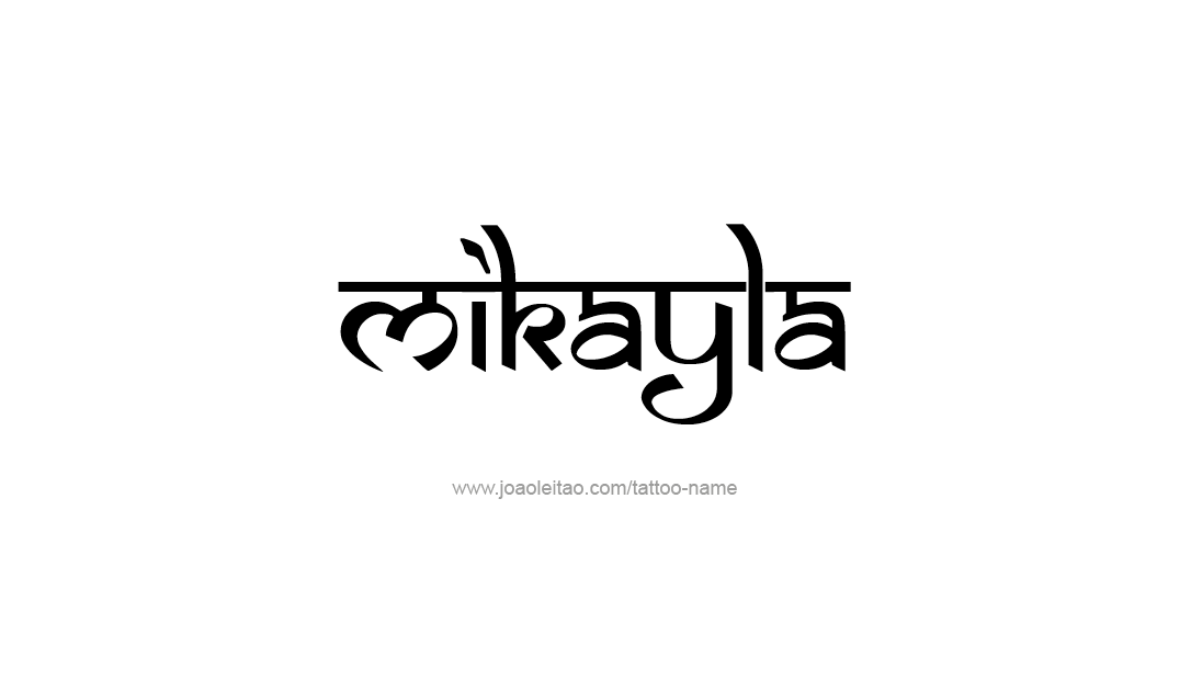 Tattoo Design Name Mikayla