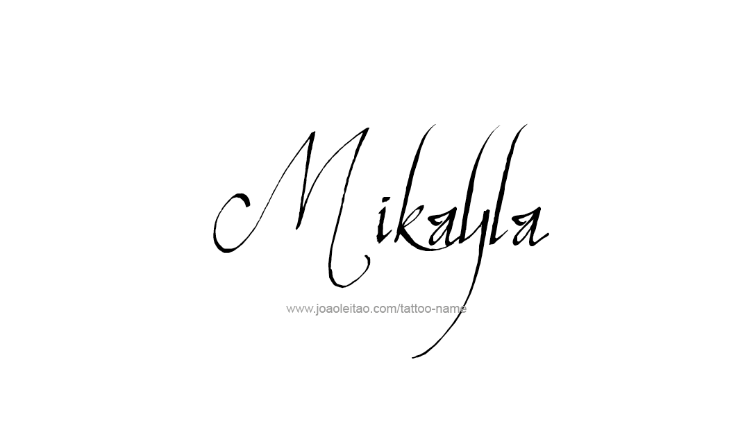 Tattoo Design Name Mikayla