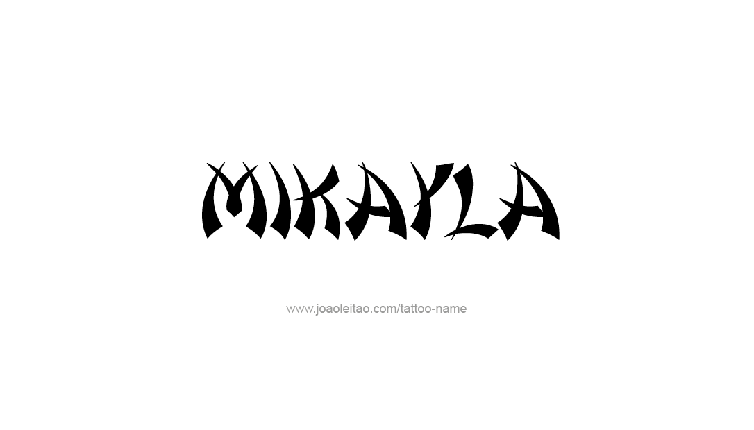 Tattoo Design Name Mikayla