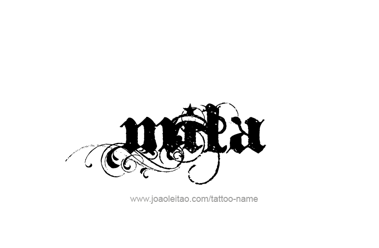 Tattoo Design Name Mila