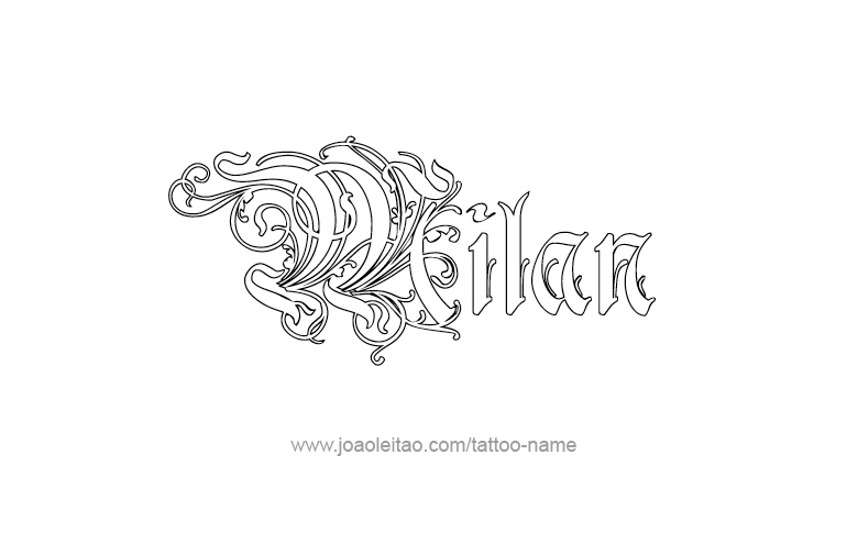 Tattoo Design Name Milan