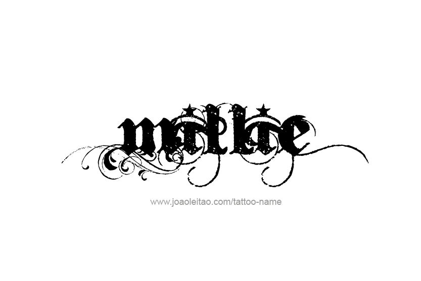 Tattoo Design Name Millie