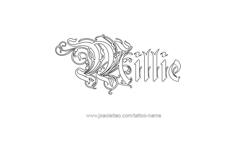 Tattoo Design Name Millie