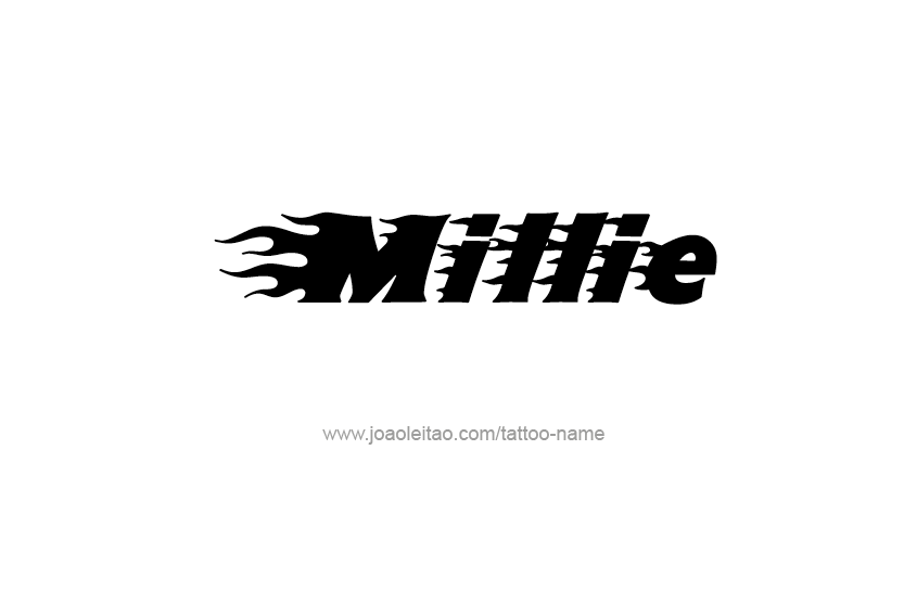 Tattoo Design Name Millie