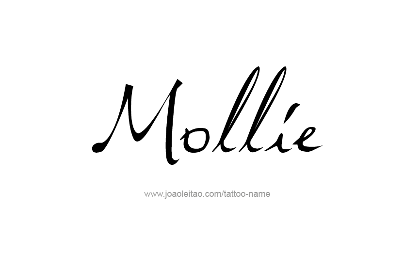 Tattoo Design Name Mollie