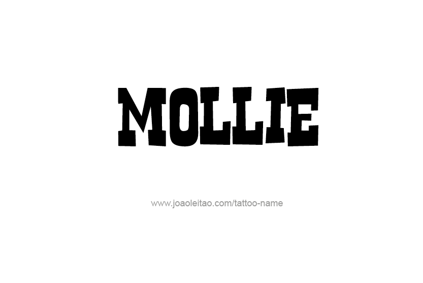 Tattoo Design Name Mollie