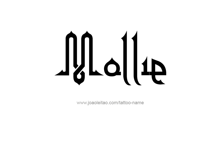 Tattoo Design Name Mollie