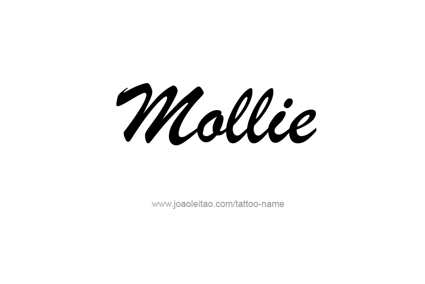 Tattoo Design Name Mollie