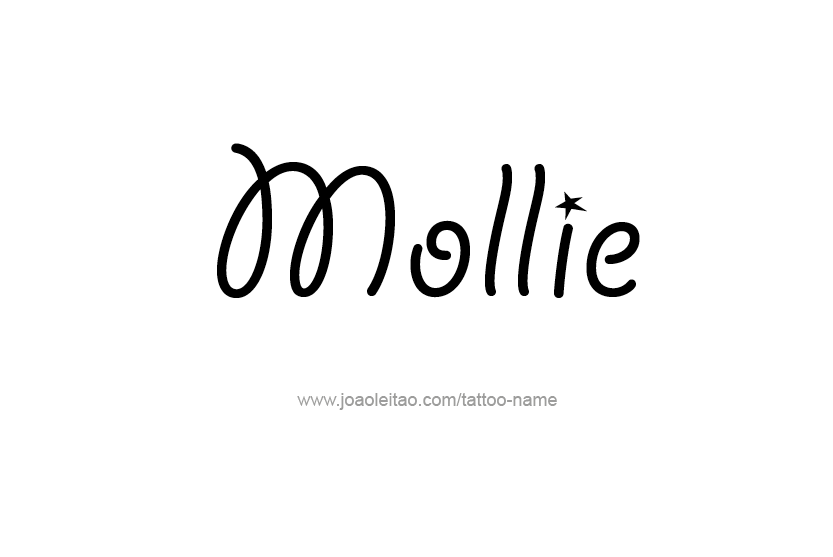 Tattoo Design Name Mollie